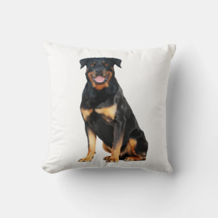 Rottweiler Water Colour Art Painting Cushion