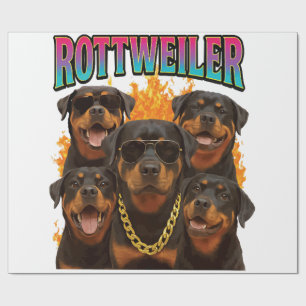 Rottweiler  wrapping paper
