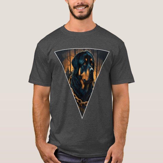 Rottweilerdog headdog sport friend T-Shirt (Front)