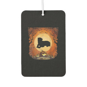 Rottweilers Full Moon Animal Silhouette Halloween Car Air Freshener