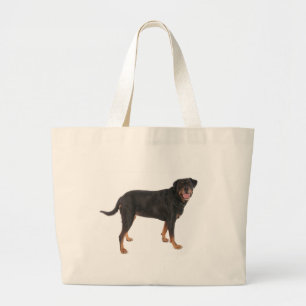 rottweilers large tote bag