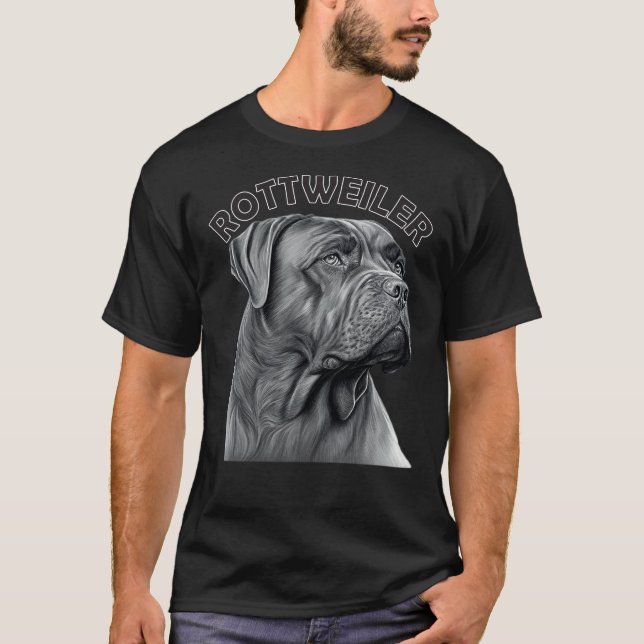 Rottwieler Dog T-Shirt (Front)