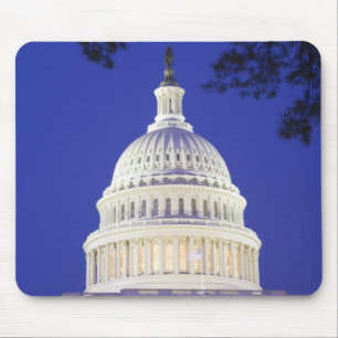 Rotunda of U.S. Capitol at night, Washington Mouse Pad
