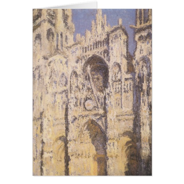 Rouen Cathedral, Harmony Blue Gold by Claude Monet (Front)