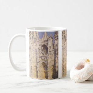 Rouen Cathedral, Harmony Blue Gold by Claude Monet Coffee Mug