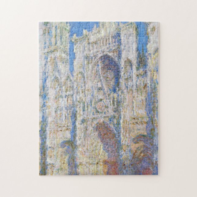 Rouen Cathedral (Sunlight), Monet Jigsaw Puzzle (Vertical)
