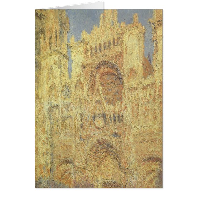 Rouen Cathedral, Sunset by Claude Monet (Front)
