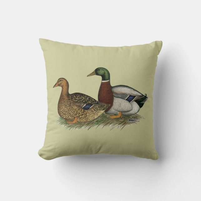 Rouen Ducks Cushion (Front)