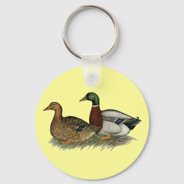 Rouen Ducks Key Ring (Front)