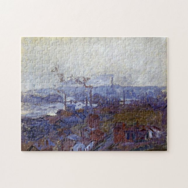 Rouen from Cote Sainte-Catherine Monet Fine Art Jigsaw Puzzle (Horizontal)