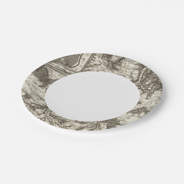 Rouen Paper Plate (Angled)