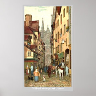 Rouen Street Poster