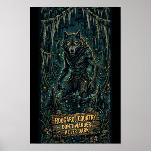 Rougarou — Bayou Warning Sign