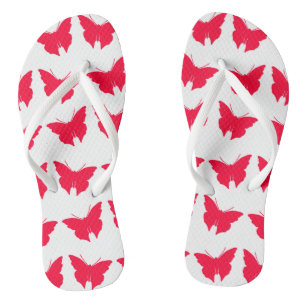 Rouge Bold Mod Butterflies Thongs