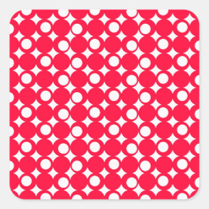 Rouge Mod Ball Design @ Emporio Moffa Square Sticker