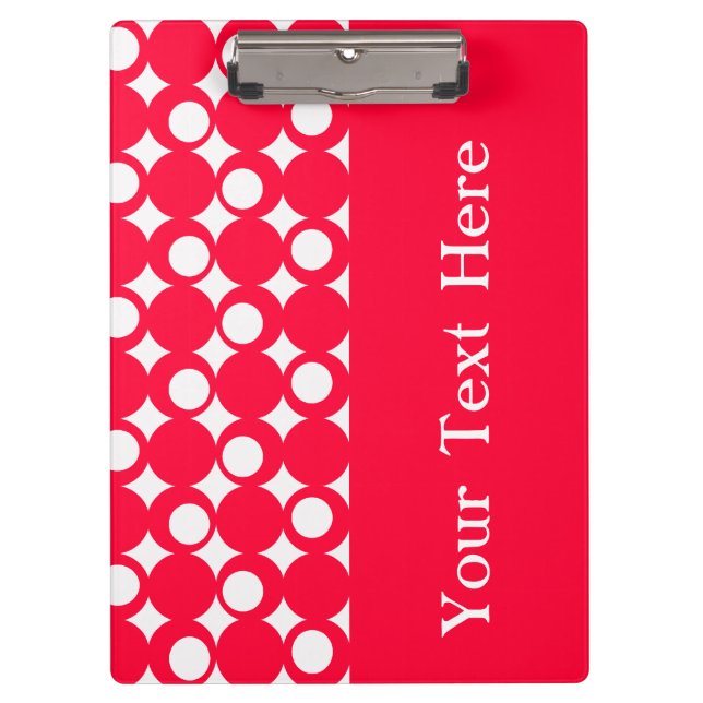 Rouge Mod Ball Design with custom text Clipboard (Front)