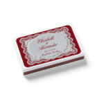 Rouge Red Old Money Lace Wedding
