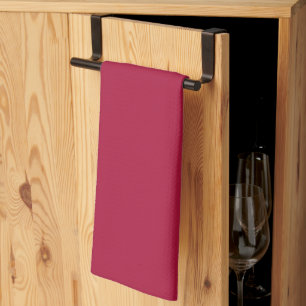 Rouge (solid colour) tea towel