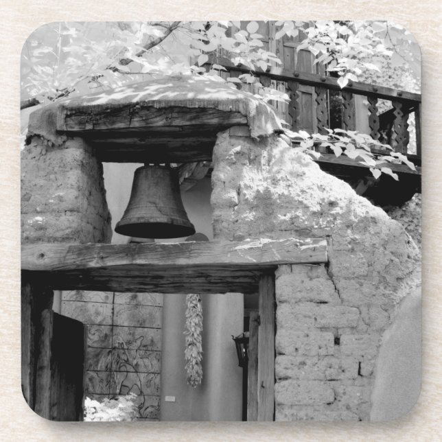 Rough adobe bell in entryway, Santa Fe, New Coaster (Front)