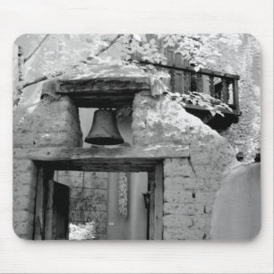 Rough adobe bell in entryway, Santa Fe, New Mouse Pad