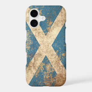 Rough Aged Vintage Scottish Flag