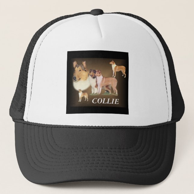 Rough and Smooth Collie Lovers Trucker Hat (Front)