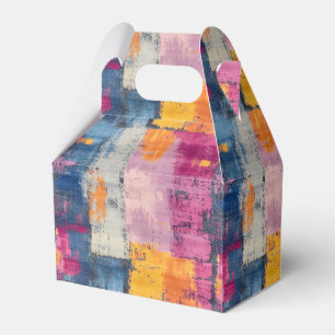 Rough Brushstroke Print  Favour Boxes