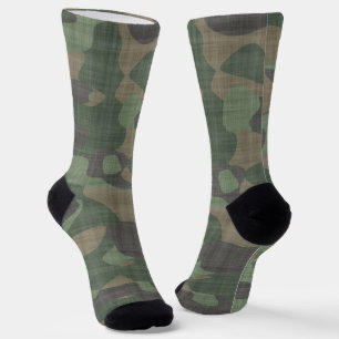 Rough camo abstract socks
