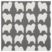 Rough Chow Chow Dog Silhouettes Patterned