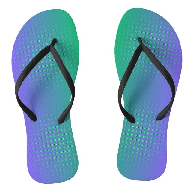 Rough Chrome Gradient Thongs (Footbed)