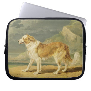 Rough-coated Collie, 1809 (oil on board) Laptop Sleeve