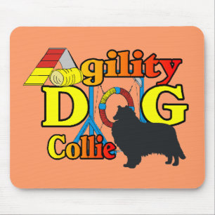 rough collie agility shirts gifts mouse pad