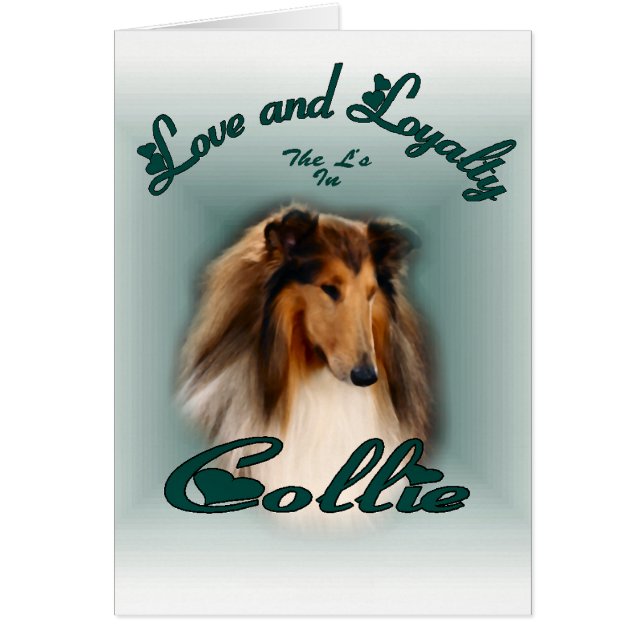 Rough Collie Art Gifts (Front)