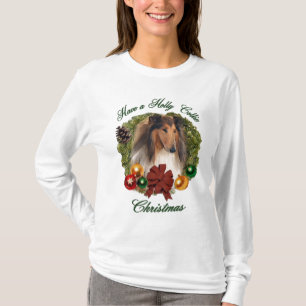 Rough Collie Christmas Gifts T-Shirt