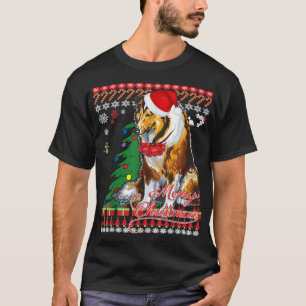 Rough Collie Christmas Sweater 