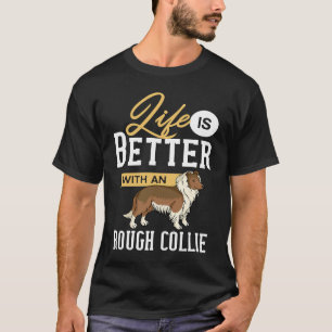 Rough Collie Dog Puppies Owner 1 T-Shirt