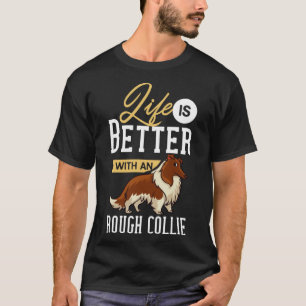 Rough Collie Dog Puppies Owner 1 T-Shirt