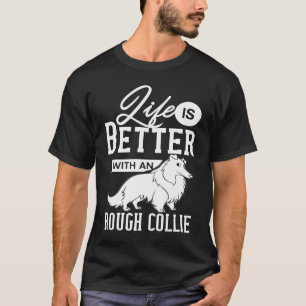 Rough Collie Dog Puppies Owner 2 T-Shirt