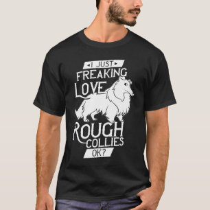 Rough Collie Dog Puppies Owner T-Shirt
