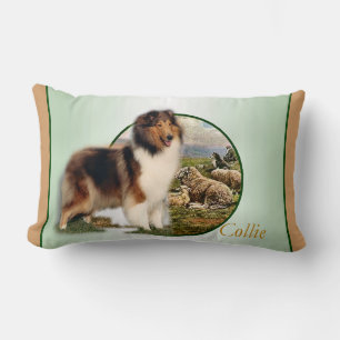 Rough Collie Keeper of the Sheep Lumbar Cushion