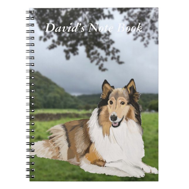 Rough Collie Notebook (Front)