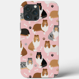 Rough Collie Paws and Bones Case-Mate iPhone Case