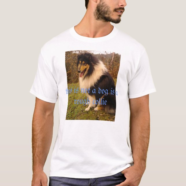 Rough Collie Style T-Shirt (Front)