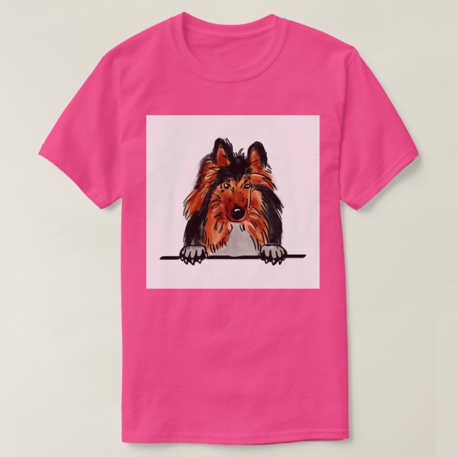 Rough collie T-Shirt (Design Front)