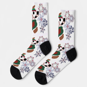 Rough Collie Winter Socks