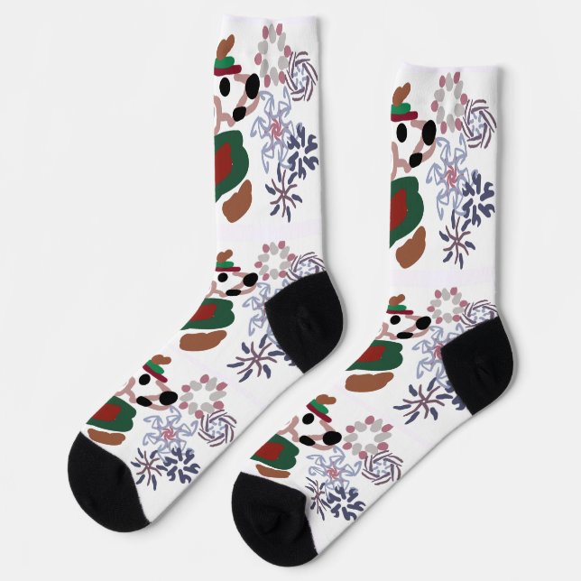 Rough Collie  Winter  Socks (Left)