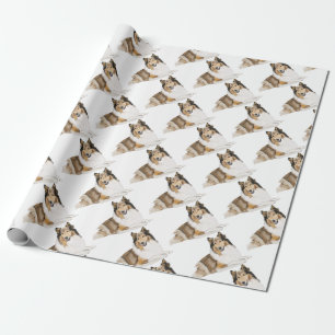 Rough Collie Wrapping Paper