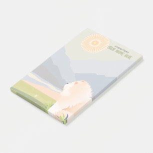 ROUGH CREAM CHOW  Sticky Notes