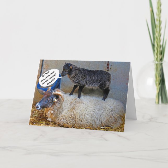 Rough Day for Ewe Card (Front)