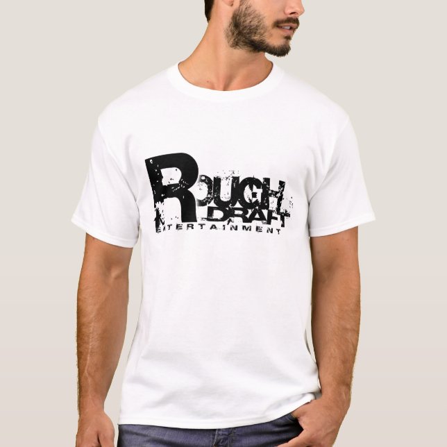 Rough Draught   Ent White T-Shirt (Front)
